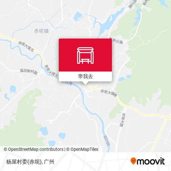 杨屋村委(赤坭)地图