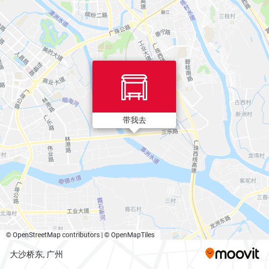 大沙桥东地图