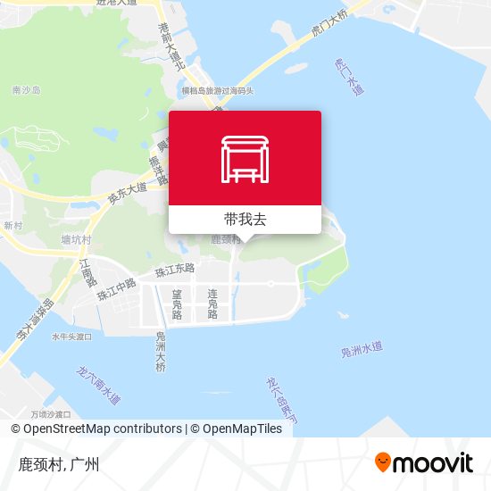 鹿颈村地图