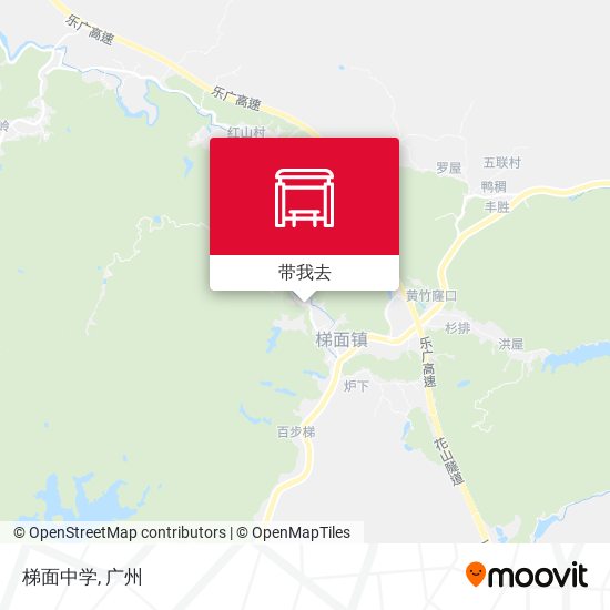 梯面中学地图