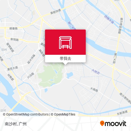 南沙村地图