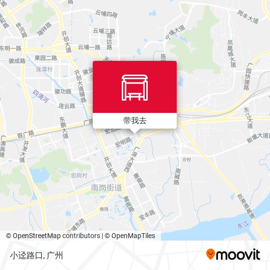 小迳路口地图