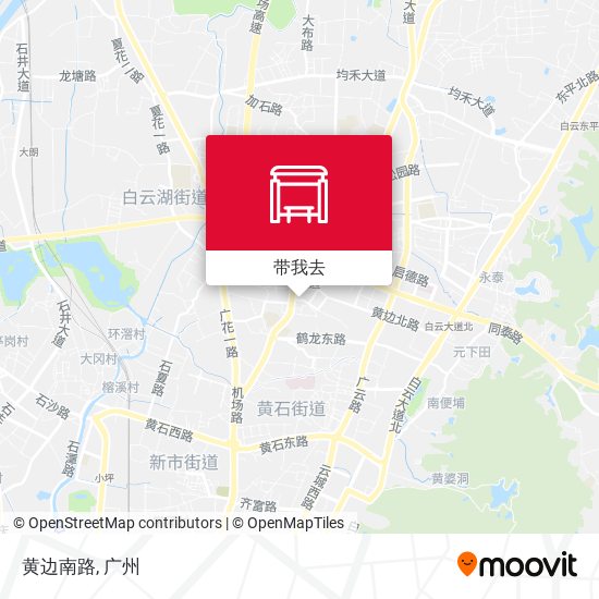 黄边南路地图