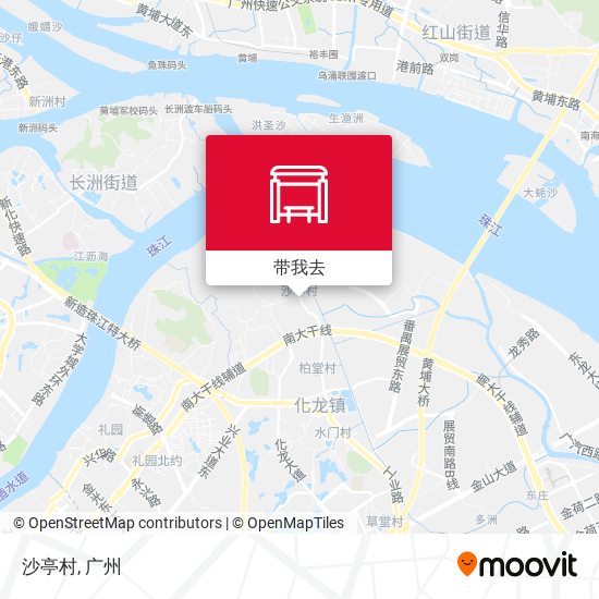 沙亭村地图