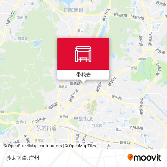 沙太南路地图