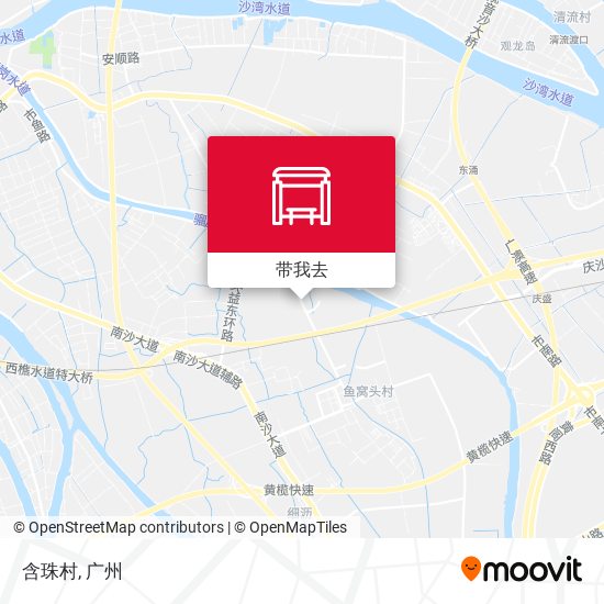 含珠村地图