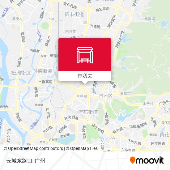 云城东路口地图