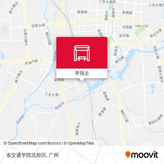 省交通学院北校区地图