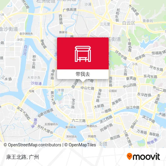 康王北路地图