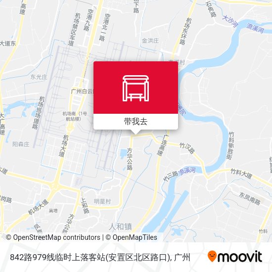 842路979线临时上落客站(安置区北区路口)地图