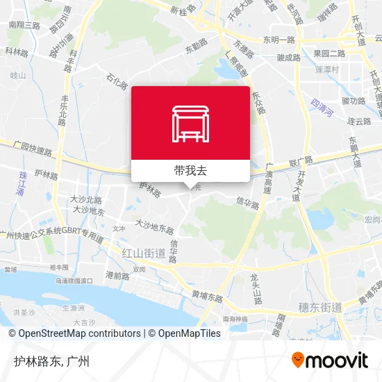 护林路东地图