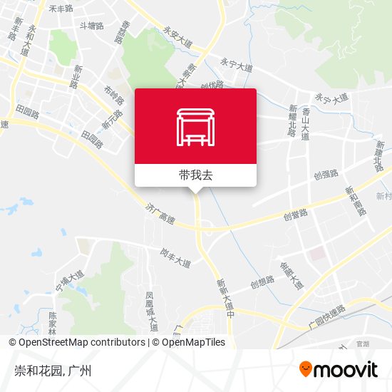 崇和花园地图