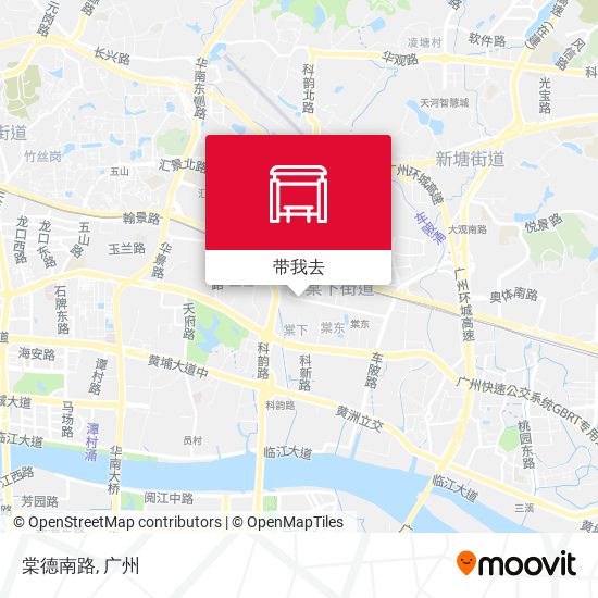 棠德南路地图