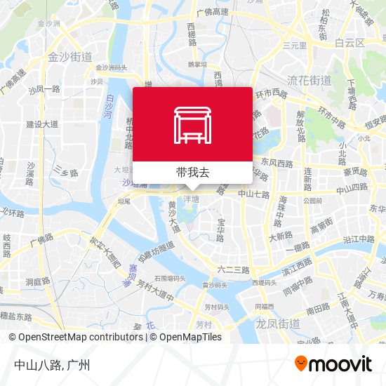 中山八路地图