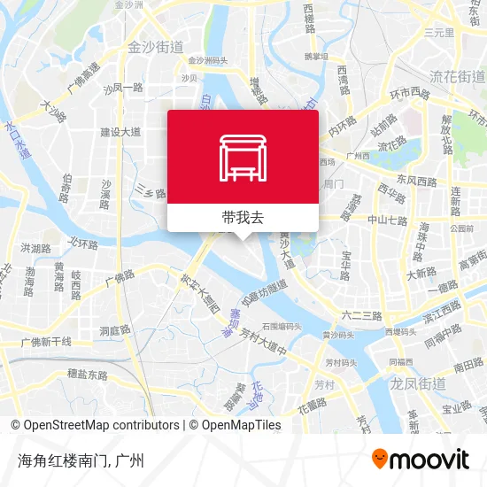 海角红楼南门地图