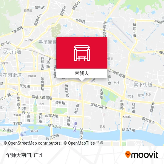 华师大南门地图