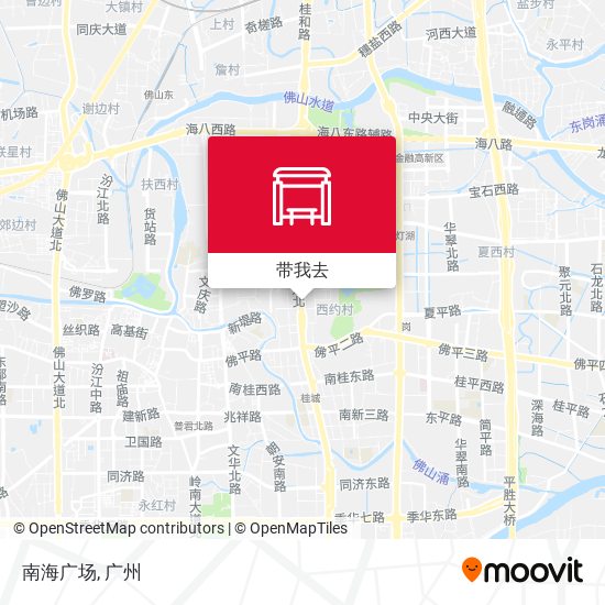 南海广场地图
