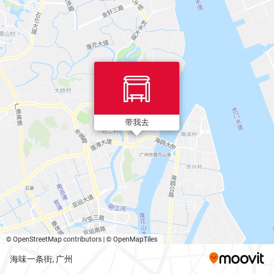 海味一条街地图