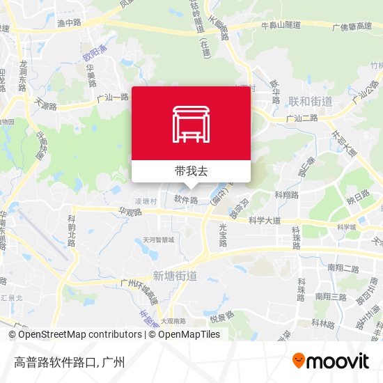 高普路软件路口地图