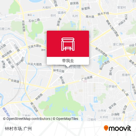 钟村市场地图