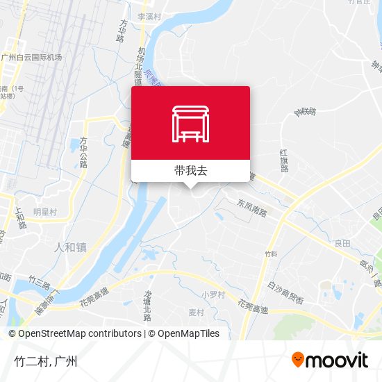 竹二村地图
