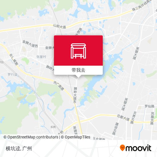 横坑迳地图