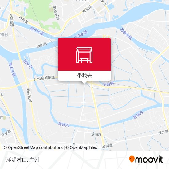 湴湄村口地图
