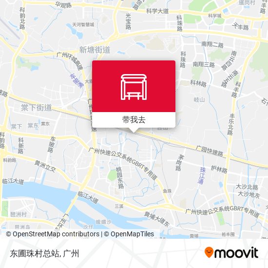 东圃珠村总站地图