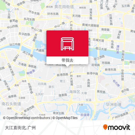 大江直街北地图