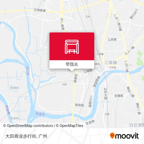 大田商业步行街地图