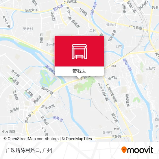 广珠路陈村路口地图