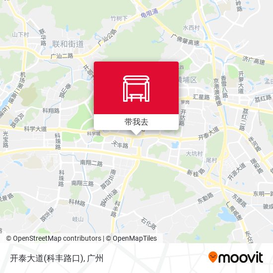 开泰大道(科丰路口)地图