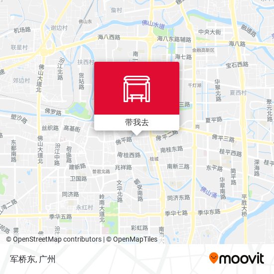 军桥东地图