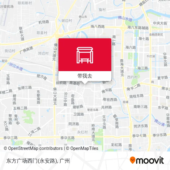 东方广场西门(永安路)地图