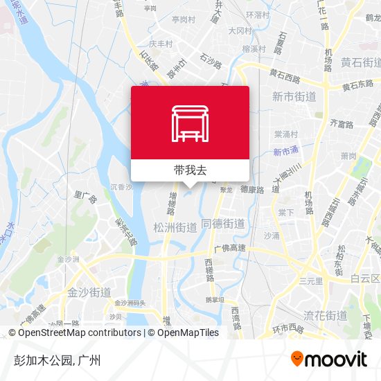 彭加木公园地图