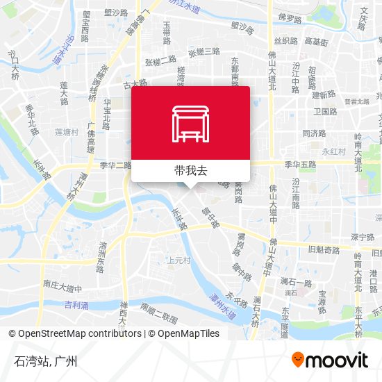 石湾站地图