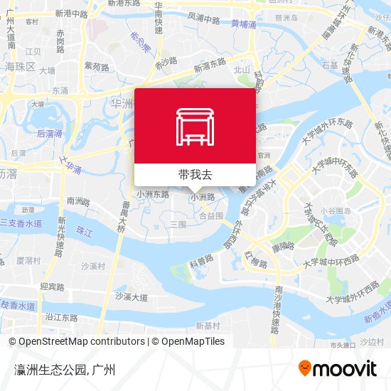 瀛洲生态公园地图
