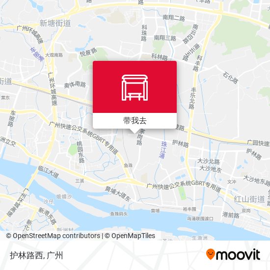 护林路西地图