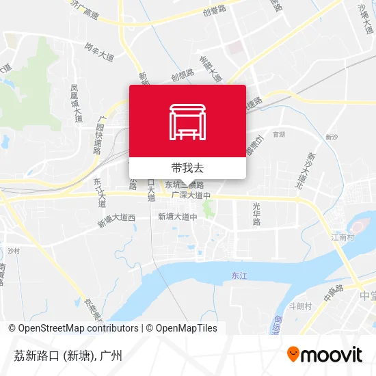 荔新路口 (新塘)地图