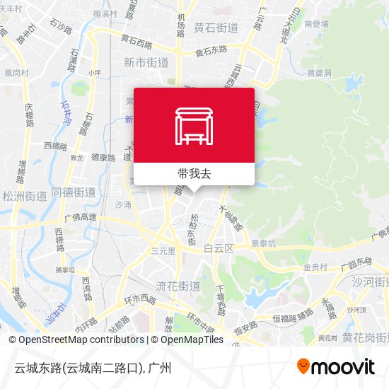 云城东路(云城南二路口)地图