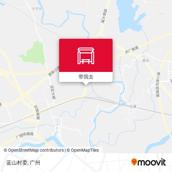蓝山村委地图