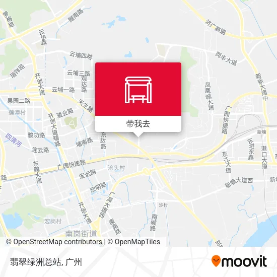 翡翠绿洲总站地图