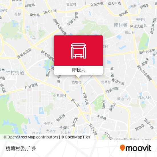 榄塘村委地图