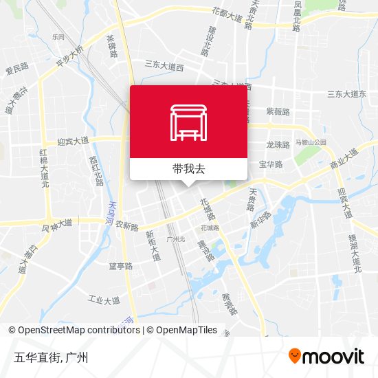五华直街地图