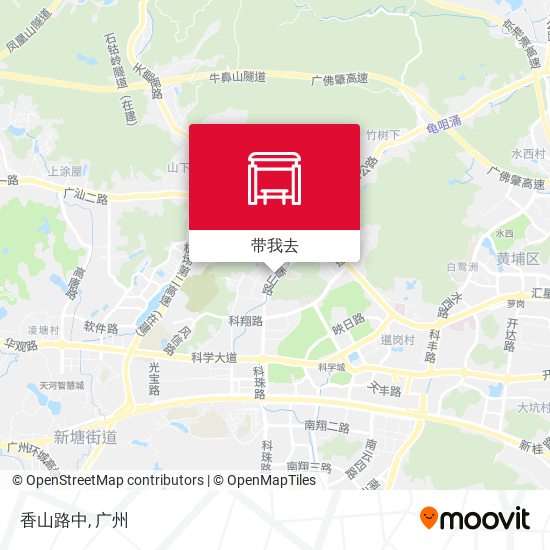 香山路中地图