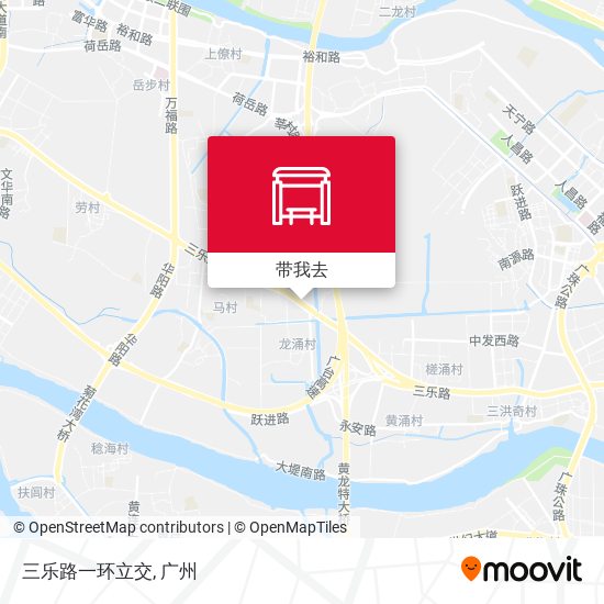 三乐路一环立交地图