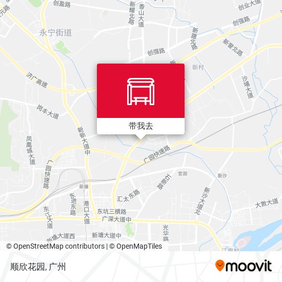 顺欣花园地图