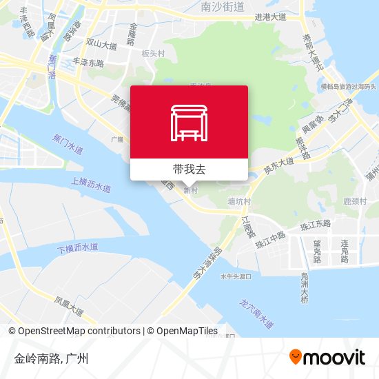 金岭南路地图