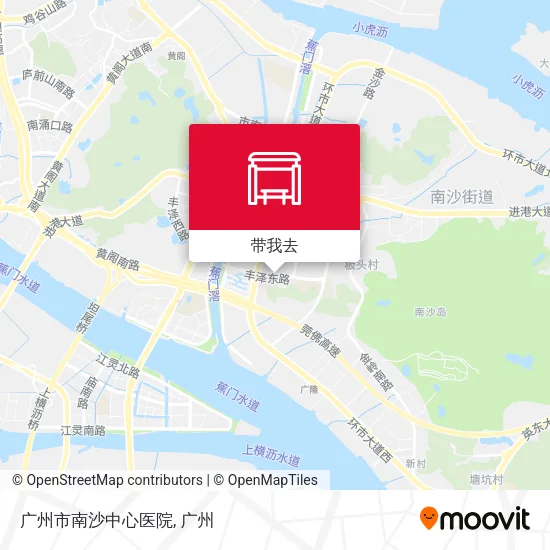 广州市南沙中心医院地图