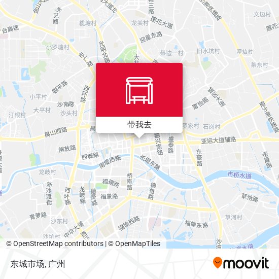 东城市场地图